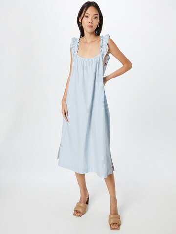 Robe JUST FEMALE en bleu : devant