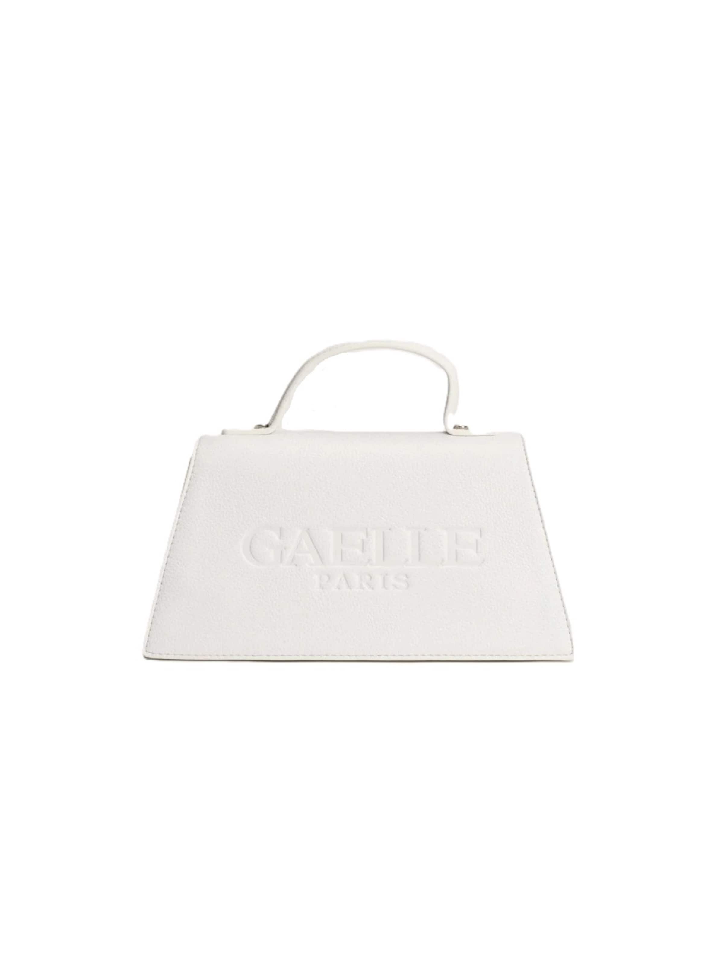 Gaelle Paris Handtasche 'GAACW03092'‌‌‌‌‌ in Weiß: Vorderseite