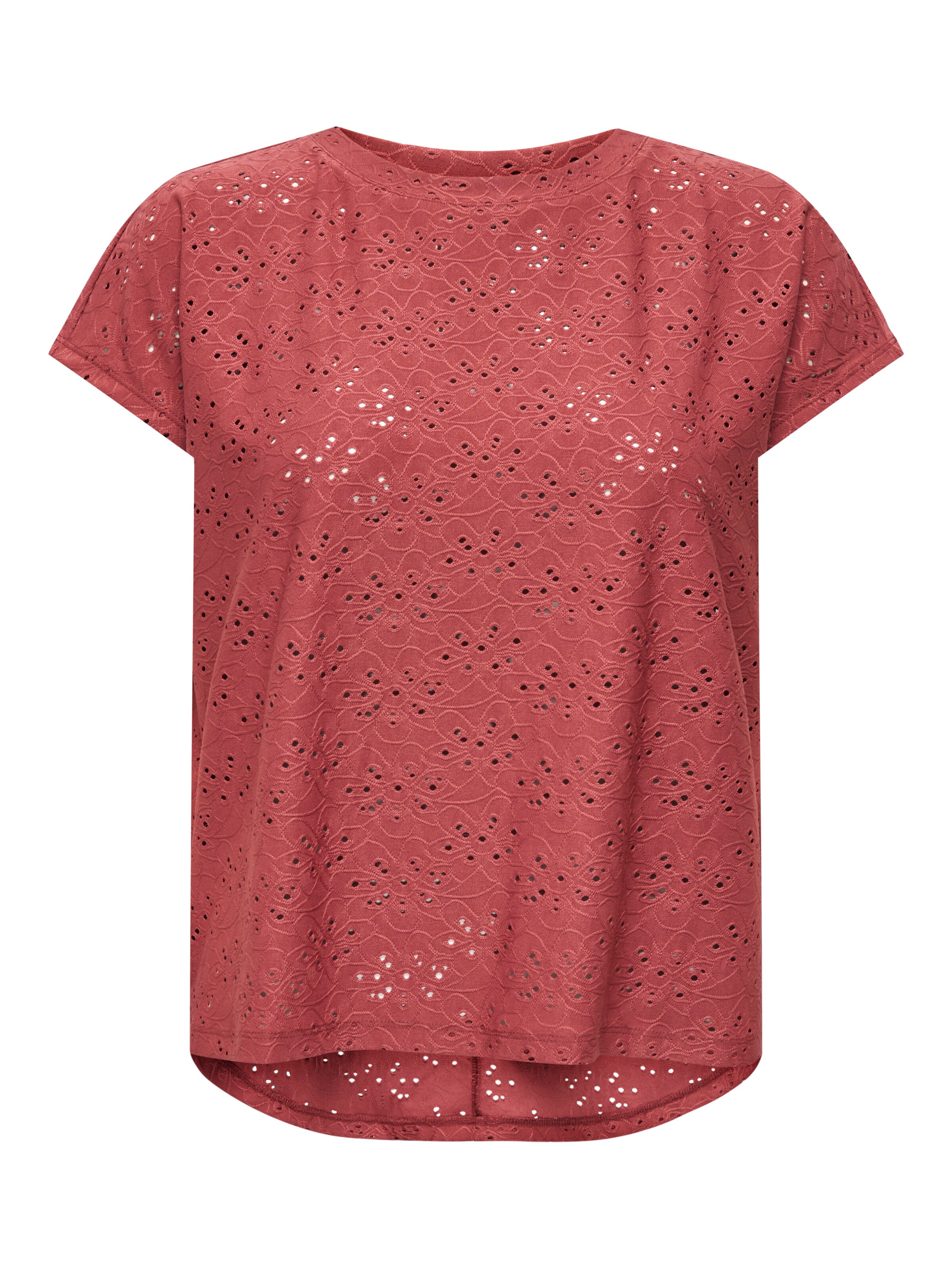 ONLY T-Shirt 'ONLMilla' in Rot: Vorderseite