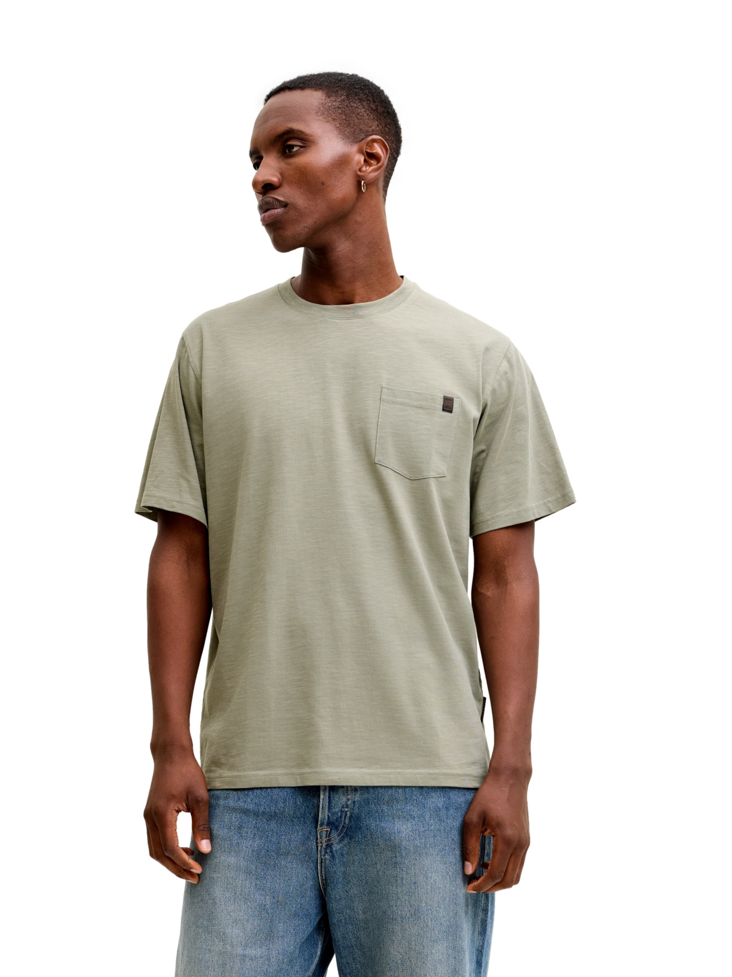 JACK & JONES T-Shirt 'Dover' in Grün: Vorderseite