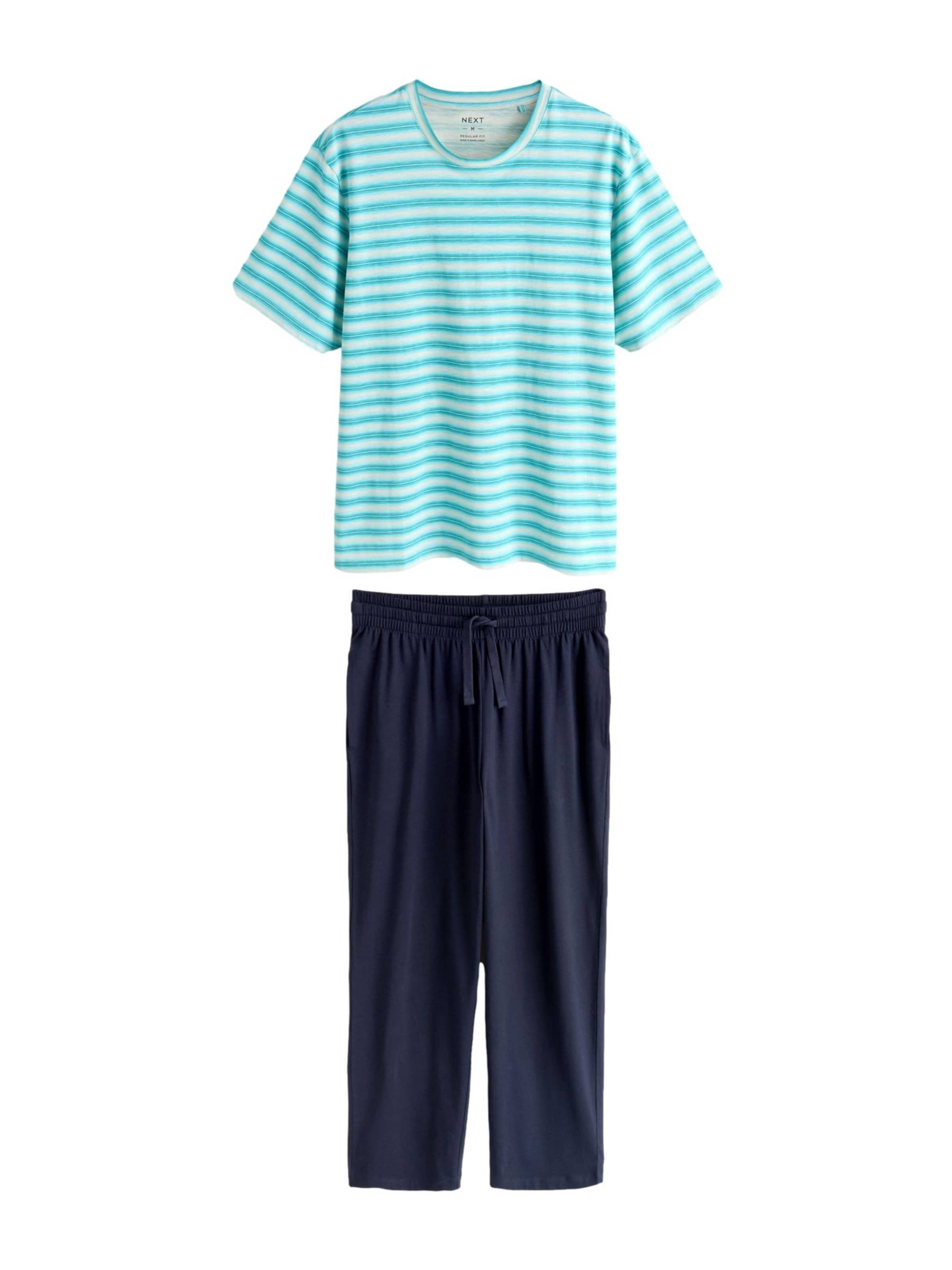 Next Pyjamas lång i blå: framsida