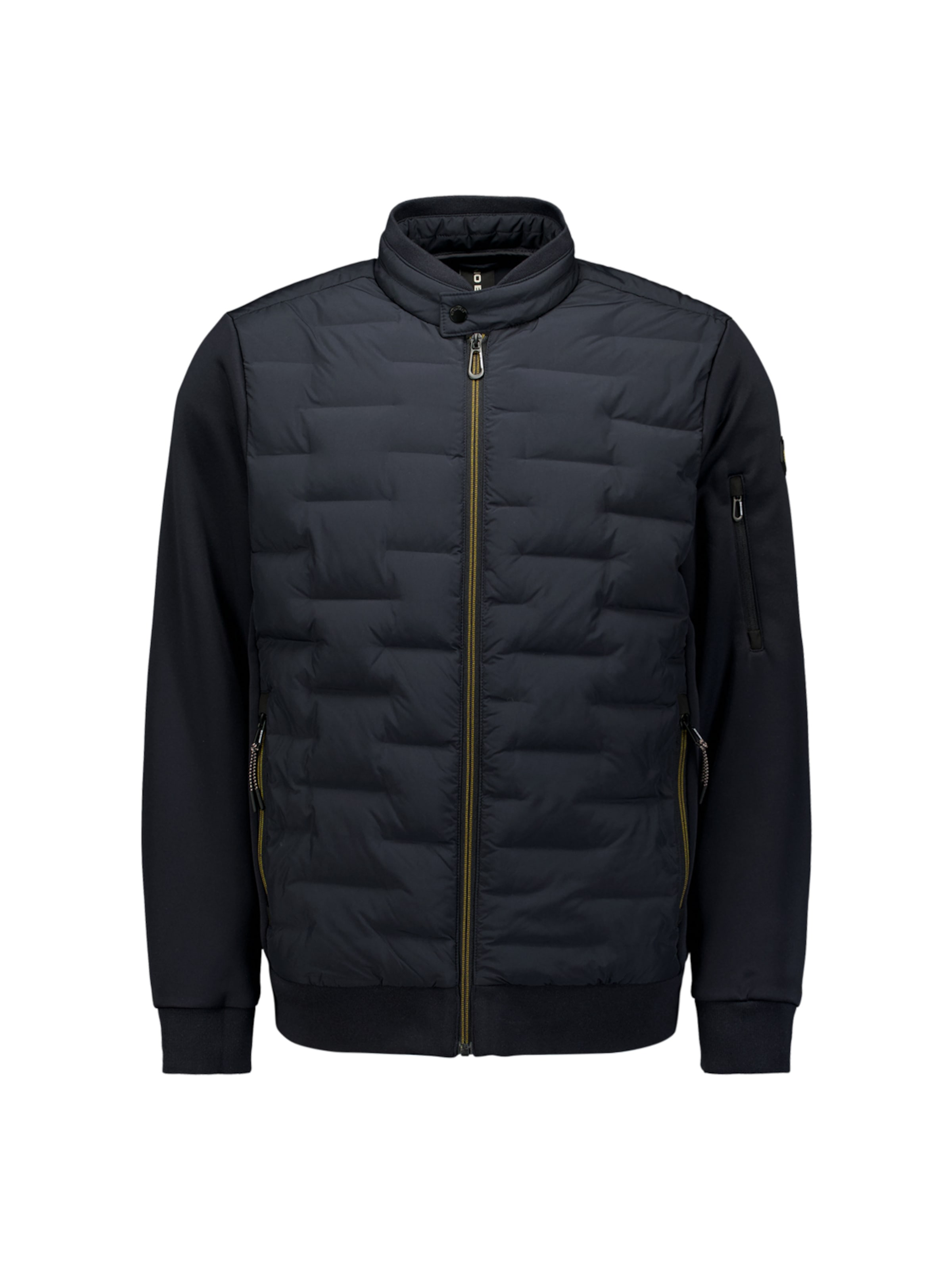 No Excess Tussenjas in Blauw: voorkant