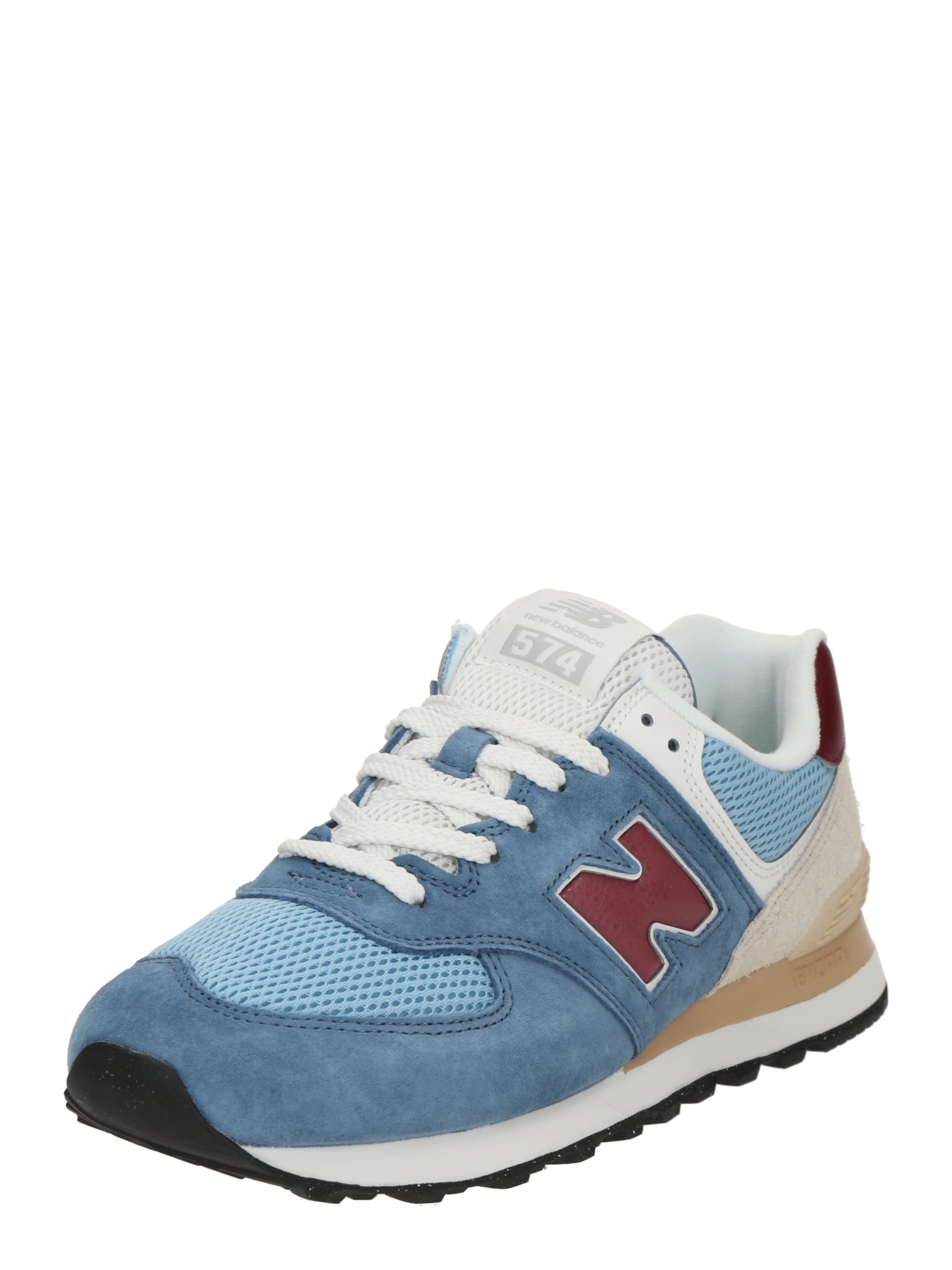 Scarpa bassa '574' di new balance in blu: frontale