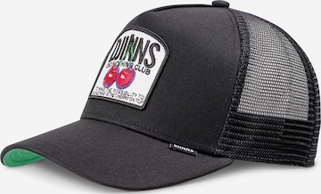 DJINNS Cap 'HFT DNC Cherry' in Schwarz: Vorderseite
