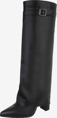 Ital-Design Boots in Black: front