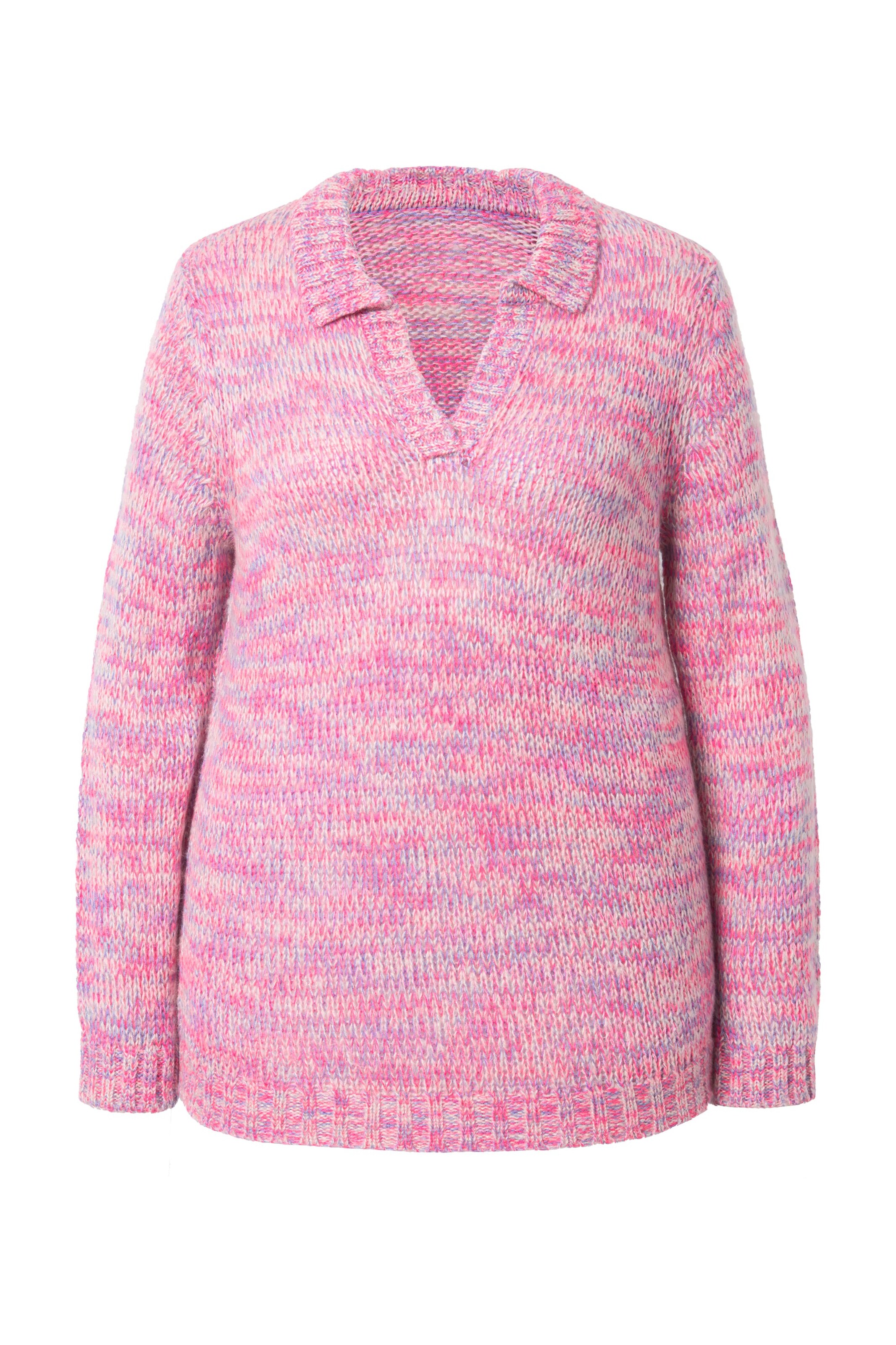 MIAMODA Sweater in Pink: front
