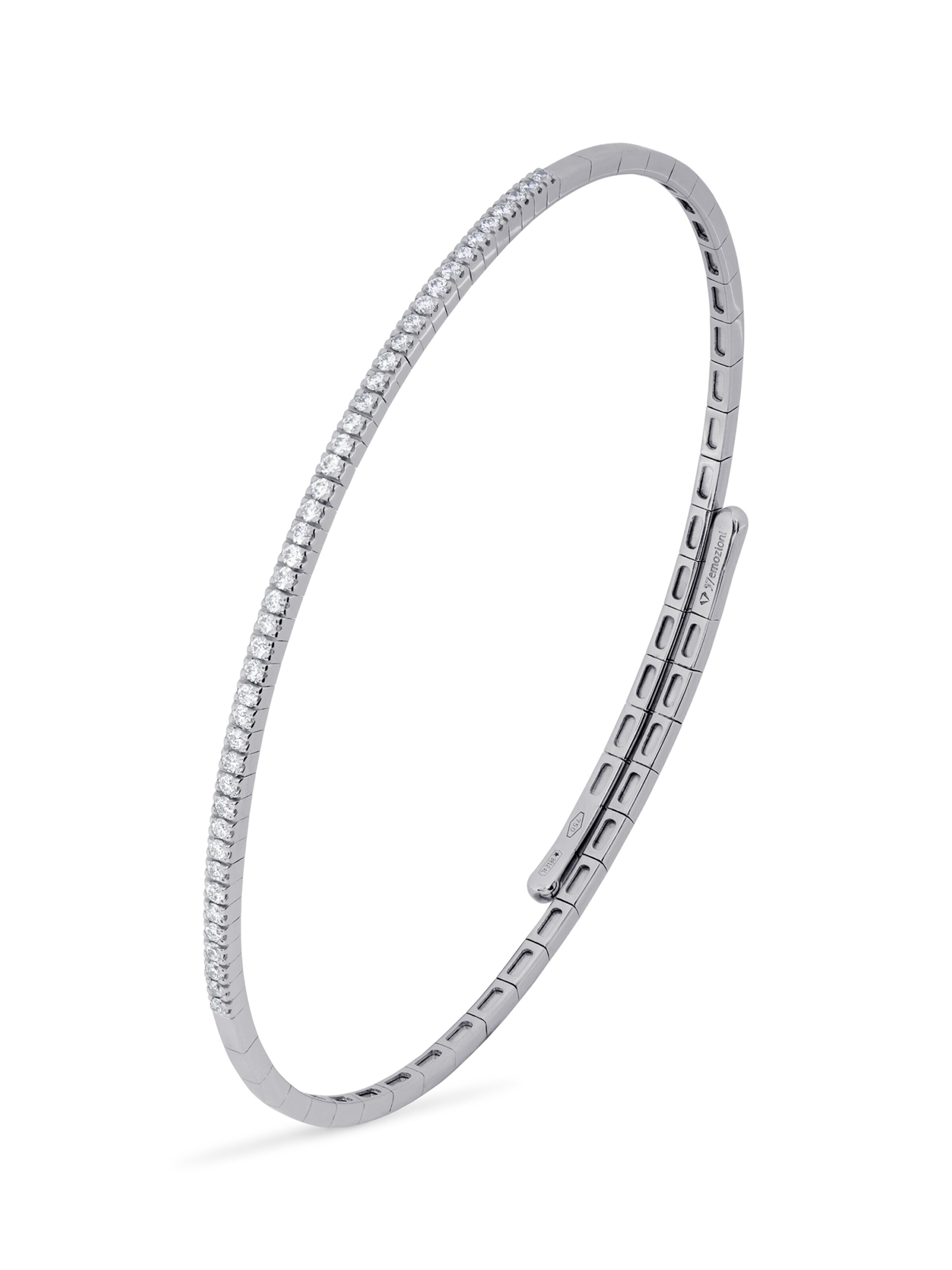 57emozioni Armband 'Diamond'‌‌‌‌‌‌‌ in Silber: Vorderseite