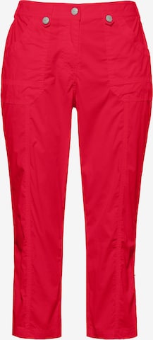 Ulla Popken Broek in Rood: voorkant