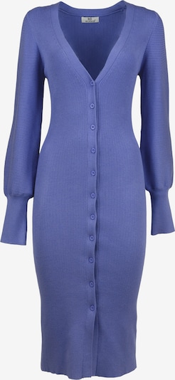 Rochie tricotat Influencer pe albastru, Vizualizare produs