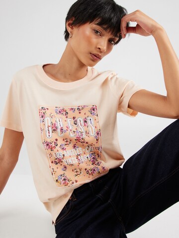 GUESS Majica | roza barva