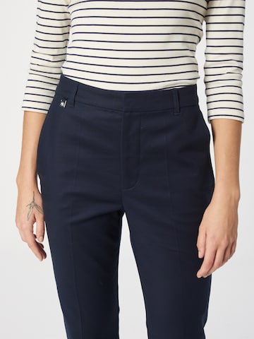 Coupe slim Pantalon à plis 'LAKYTHIA' Lauren Ralph Lauren en bleu