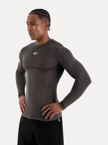 Smilodox Compression Longsleeve Carnos in Grau