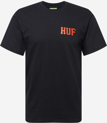 HUF T-Shirt 'GOLDEN GATE' in Schwarz: predná strana
