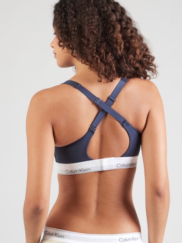 Calvin Klein UnderwearBustier Grudnjak - plava boja: stražnji dio