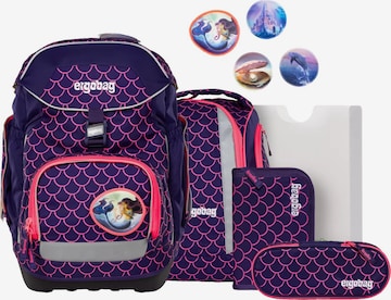 ergobag Backpack 'Schulranzen-Set pack Set' in Purple: front