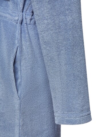 VIVANCE Short Bathrobe in Blue
