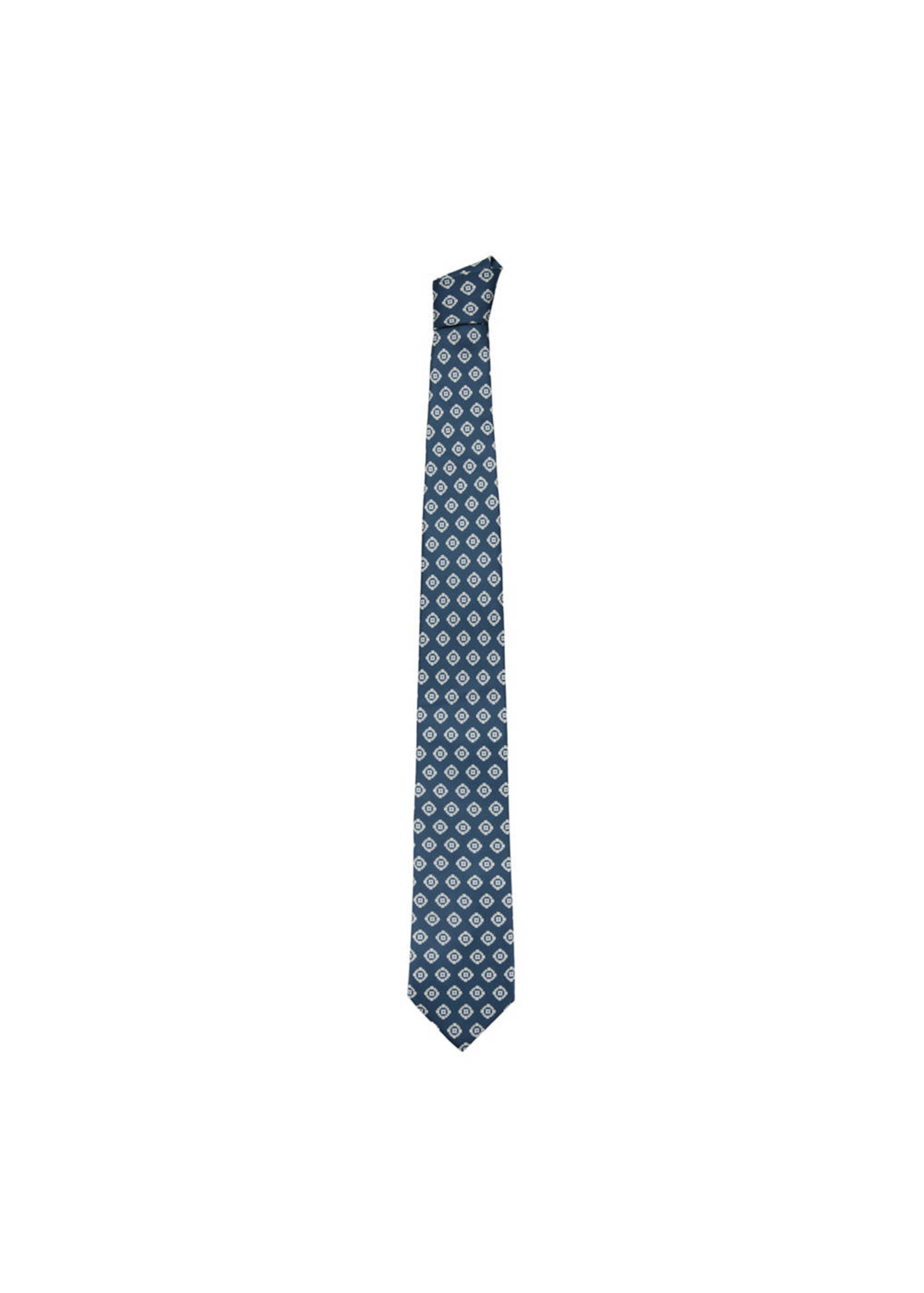 MANGO MAN Tie 'Cuadrado' in Blue: front