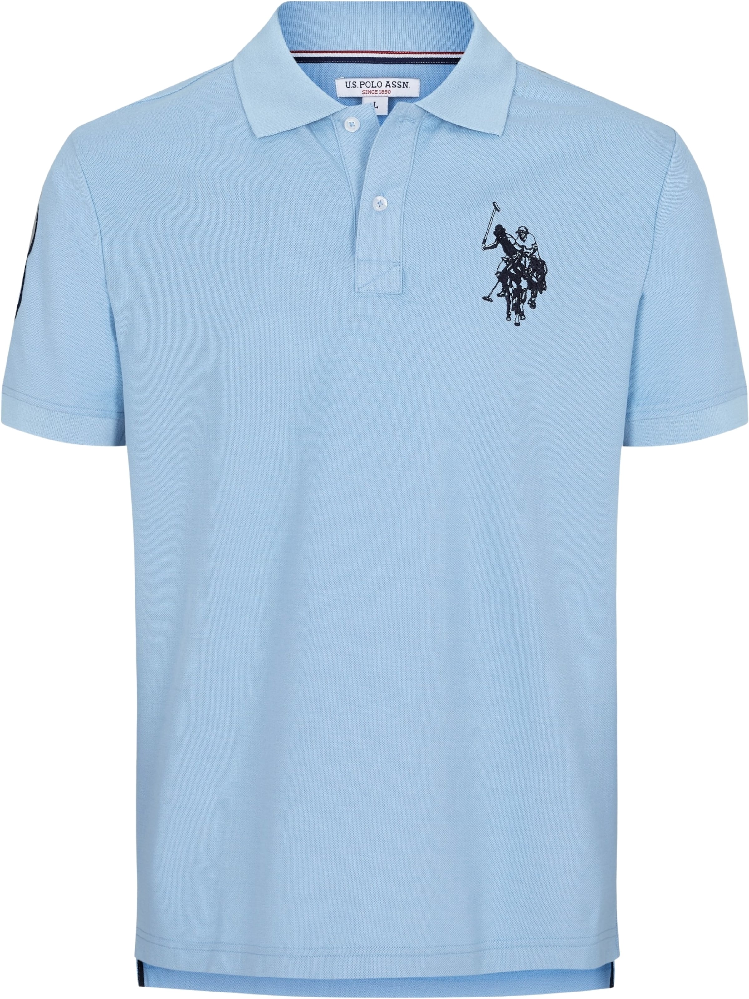 U.S. POLO ASSN. Poloshirt 'Alfredo' in Blau: Vorderseite