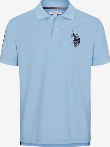 U.S. POLO ASSN. Tričko 'Alfredo' – modrá: přední strana