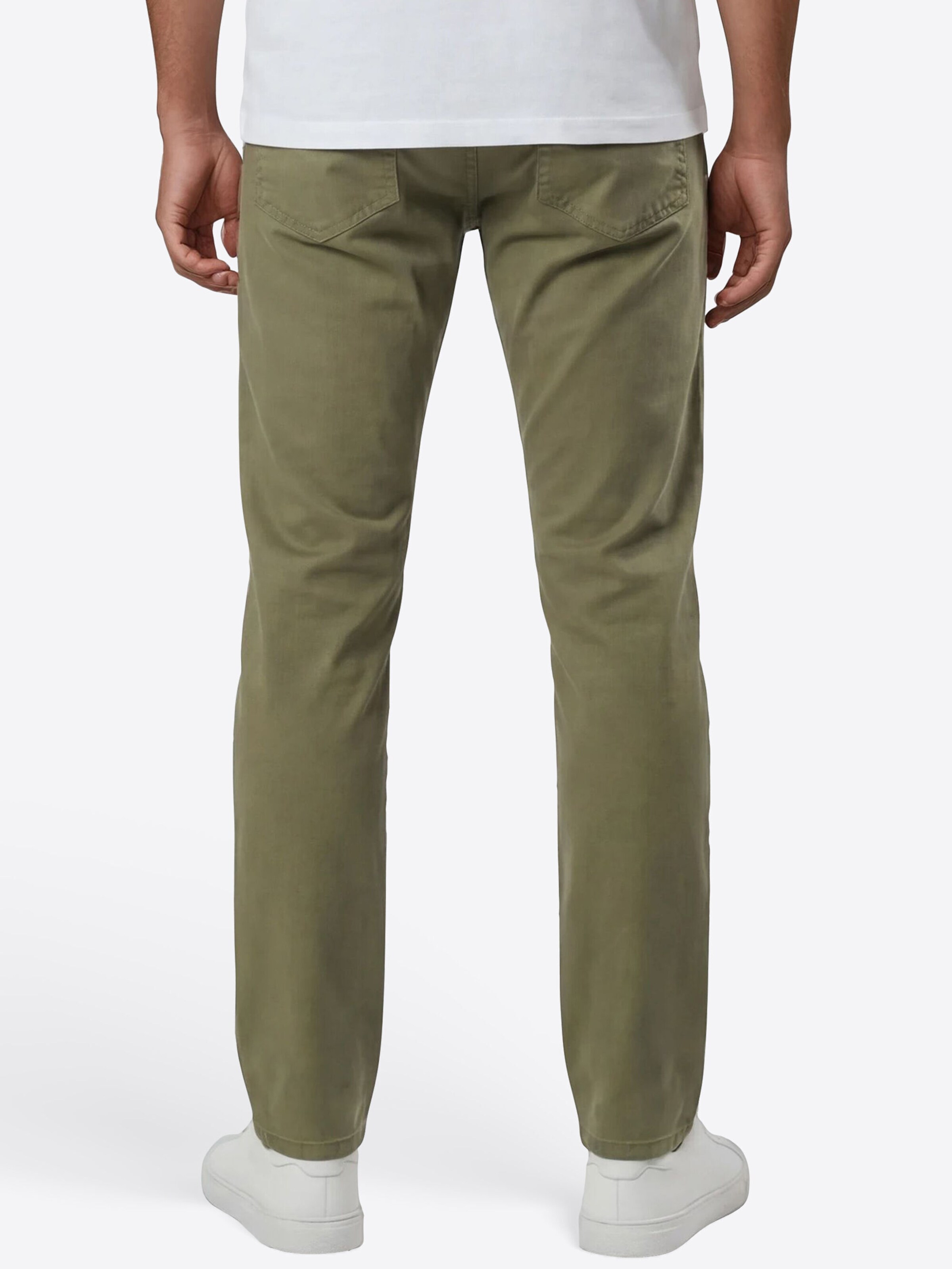 Effilé Pantalon 'Lyon' PIERRE CARDIN en vert
