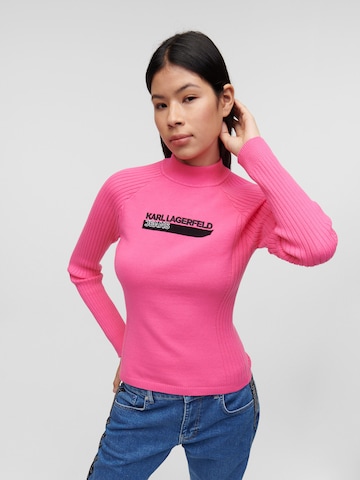Karl Lagerfeld Top in Pink: front