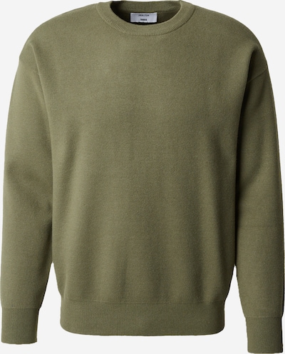 DAN FOX APPAREL Pull-over 'Carlo' en olive, Vue avec produit