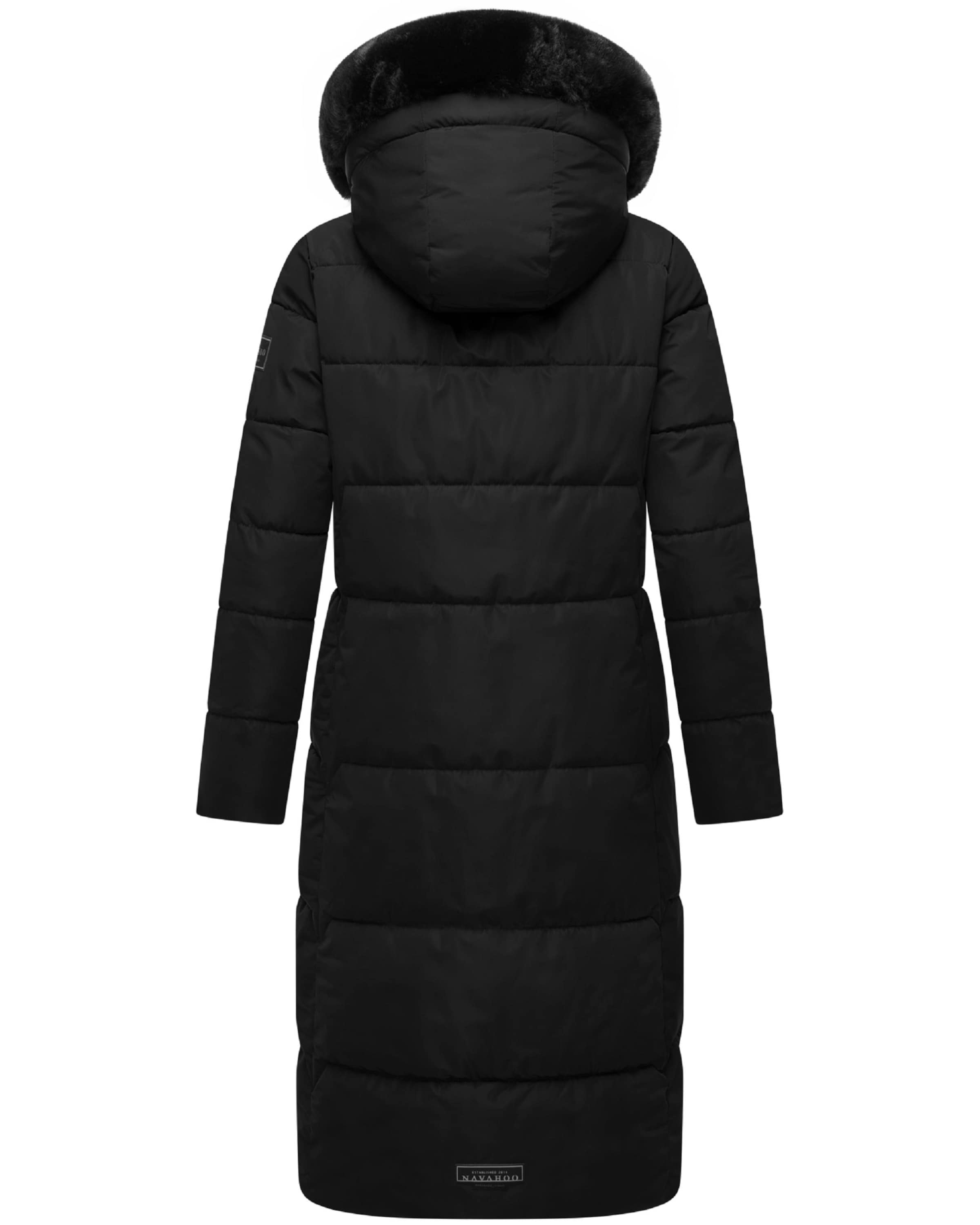 NAVAHOO Winter coat 'Blitzliebe XIV' in Black