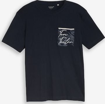 TOM TAILOR T-Shirt in Blau: Vorderseite