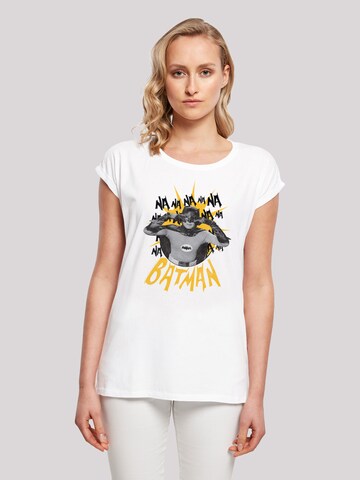 F4NT4STIC Shirt 'Batman TV Serie Nananana' in Wit: voorkant