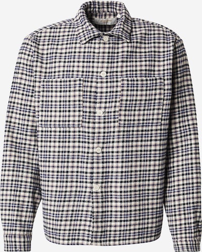 JACK & JONES Košulja 'JORBLEECKER' u mornarsko plava / moka smeđa / crna / bijela, Pregled proizvoda