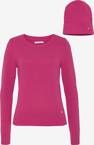 DELMAO Sweater in Pink: front