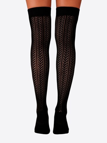 Lycille Over the Knee Socks 'Overknees' in Black
