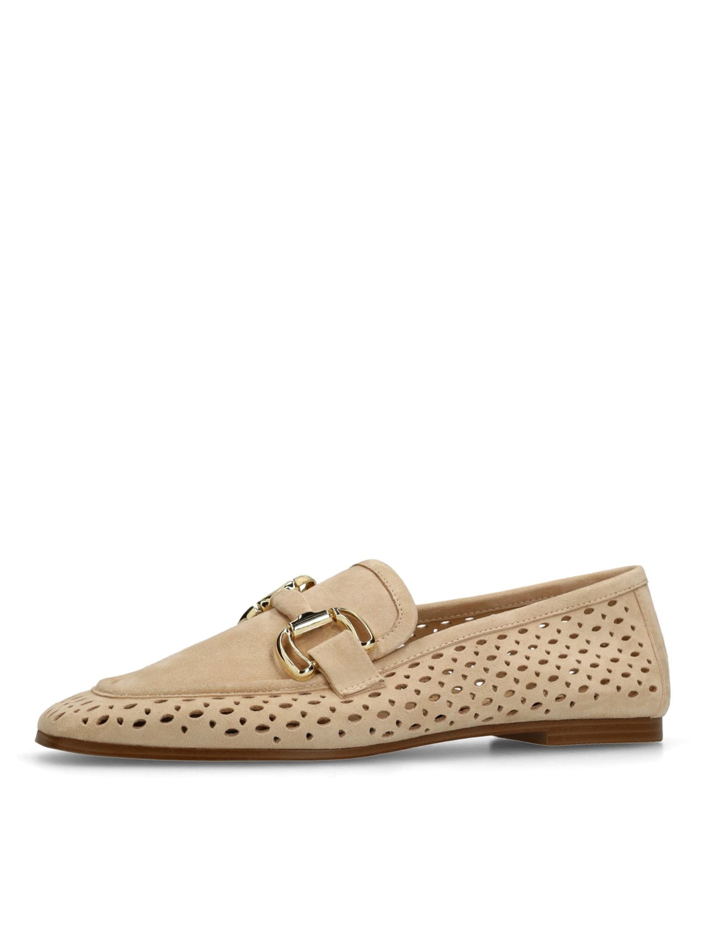 Mocassin MANFIELD en beige : devant