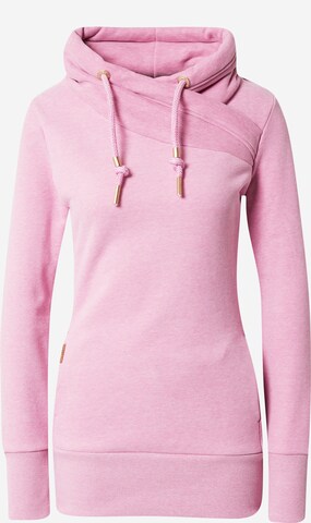 Felpa 'Neska' di Ragwear in rosa: frontale