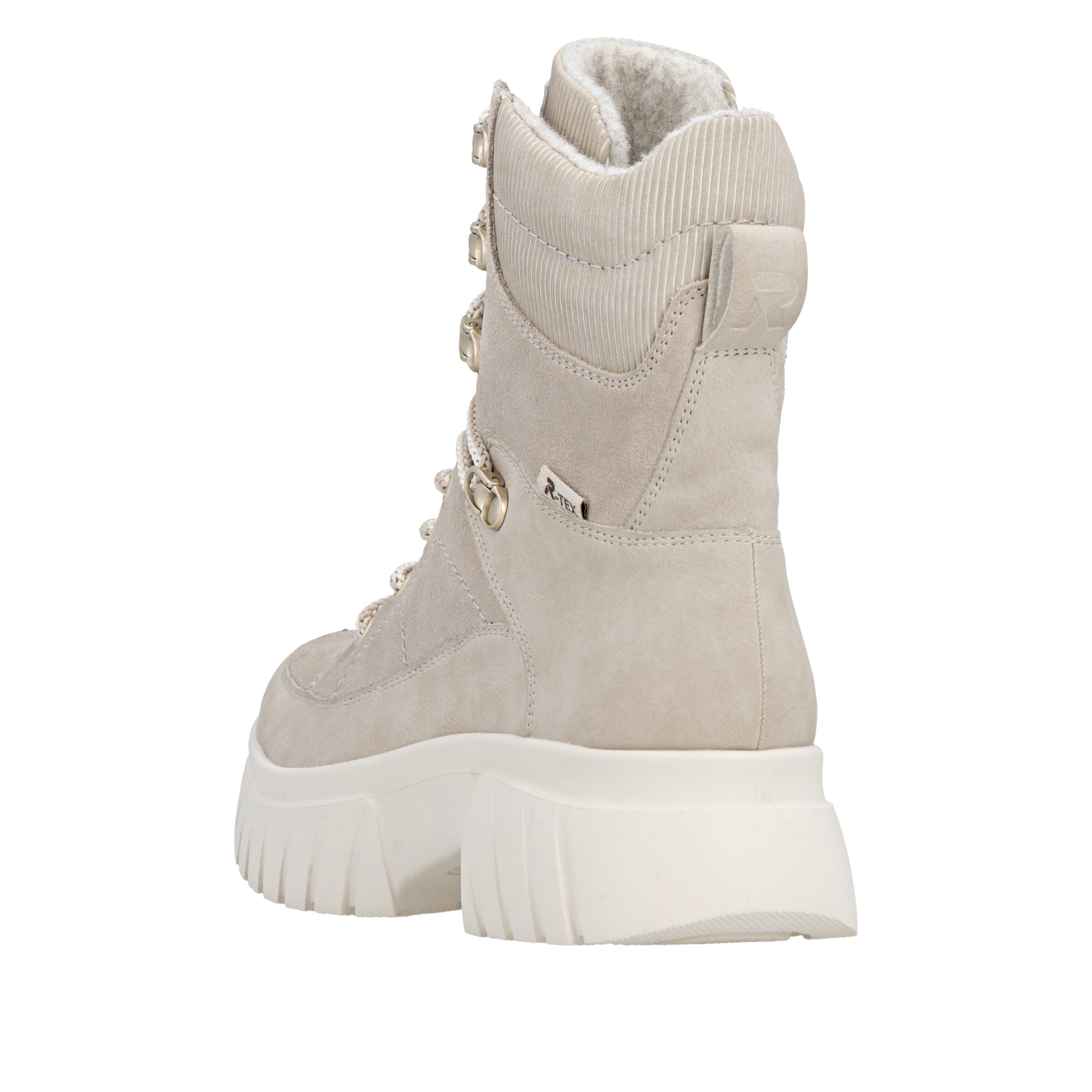 Rieker Sport Μποτάκι με κορδόνια σε μπεζ