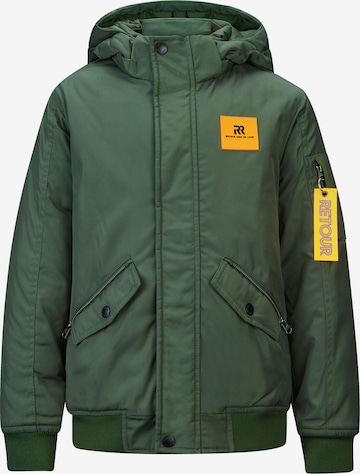 Retour Jeans Between-Season Jacket 'Bjorn' in Green: front