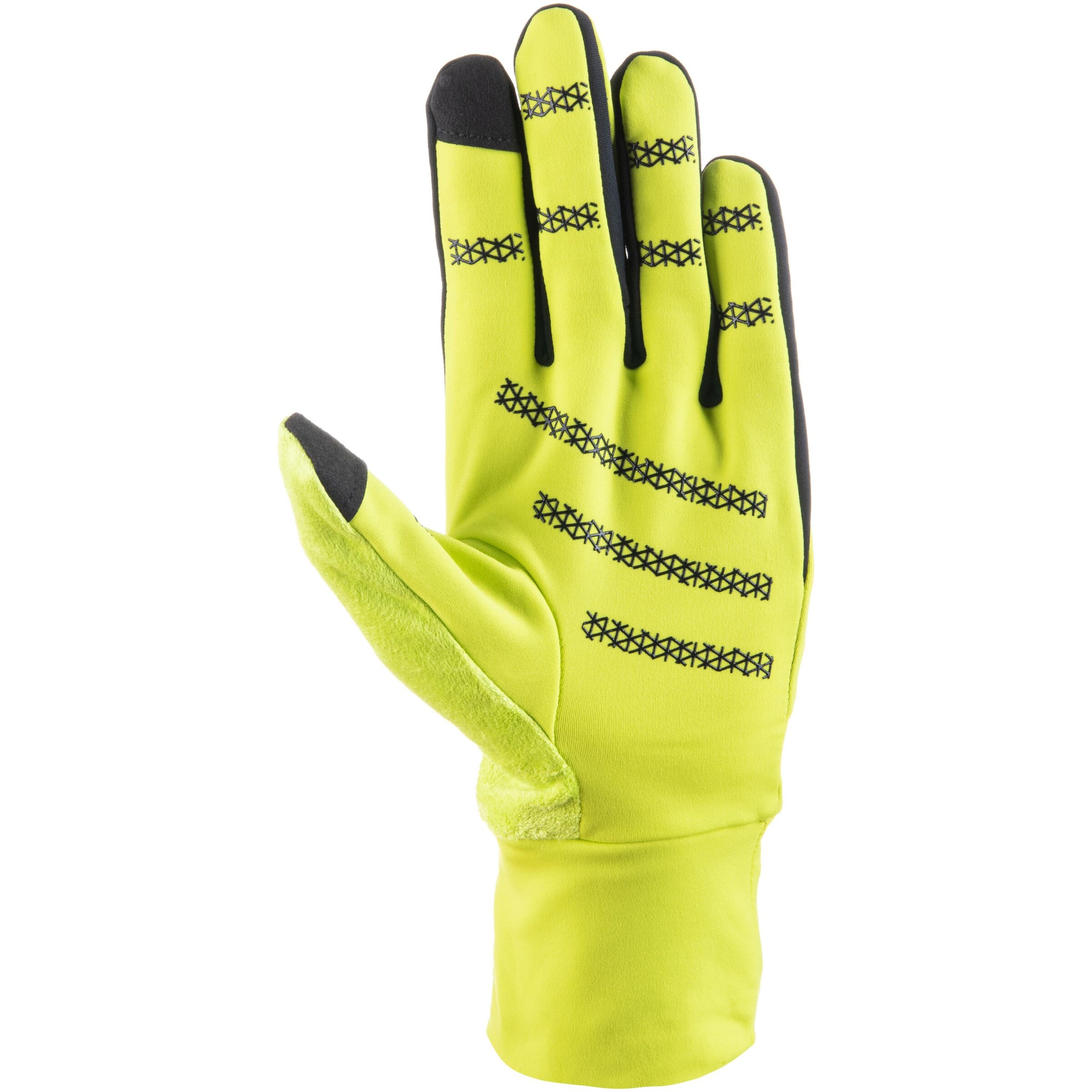 NATHAN Sporthandschuhe 'Hyper Night' in Gelb