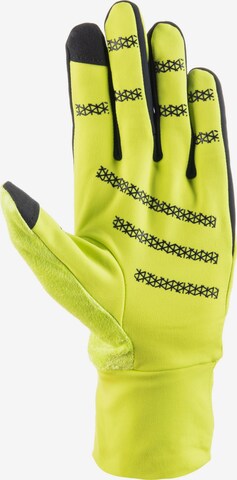 NATHAN Athletic Gloves 'Hyper Night' in Yellow