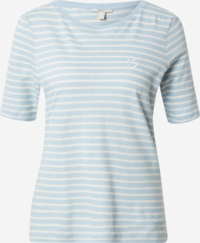ESPRIT Shirt in hellblau / weiß / offwhite, Produktansicht