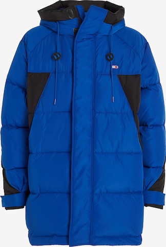 Tommy Jeans Winter Parka in Blue: front