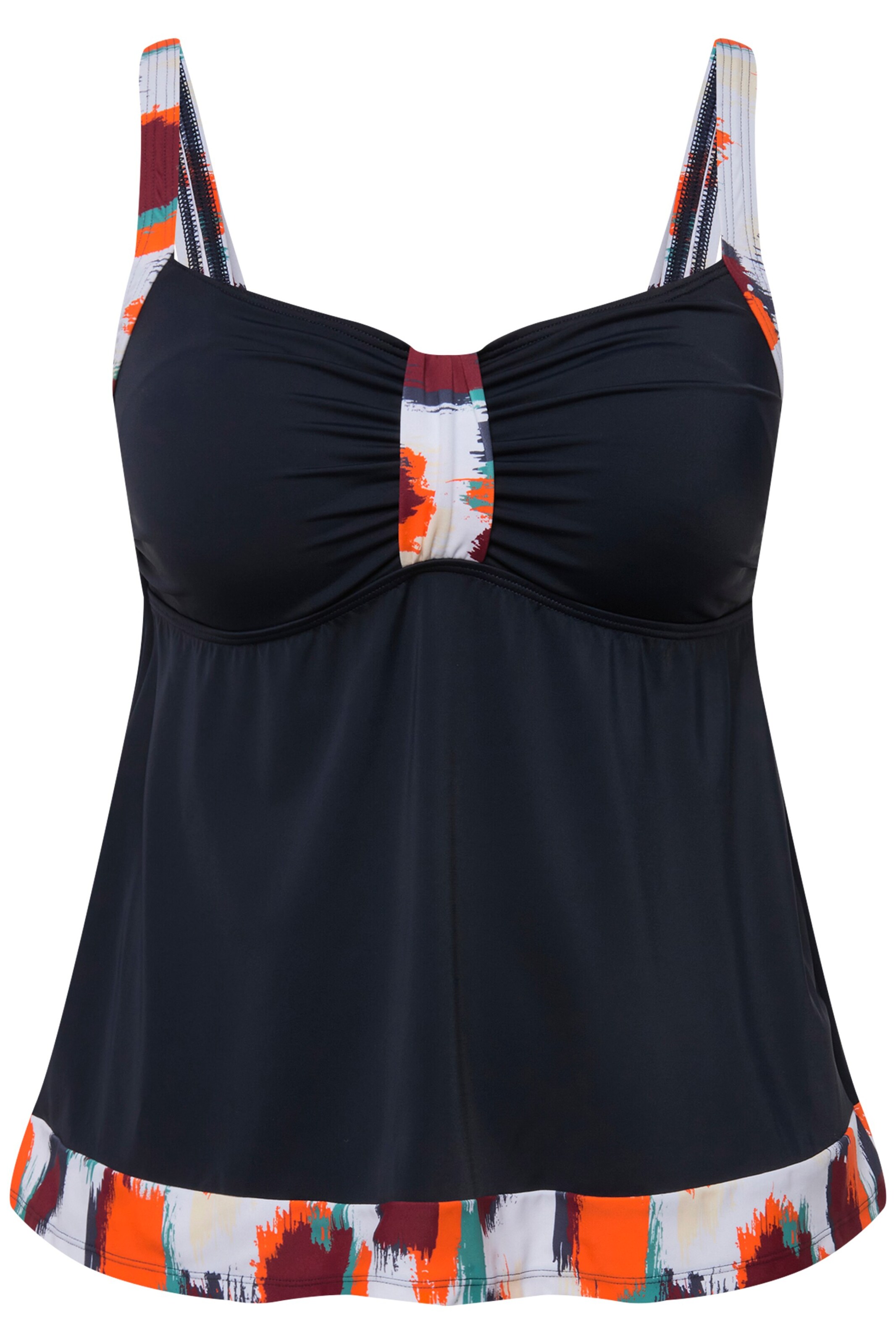 Ulla Popken Bralette Tankini in Blue