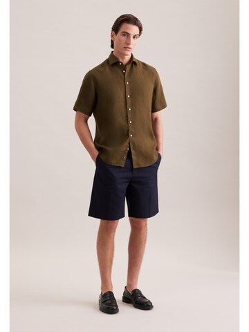 Coupe regular Chemise SEIDENSTICKER en vert