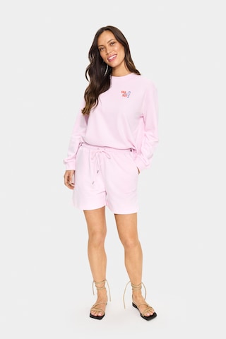 SAINT TROPEZ Regular Broek 'Lucie ' in Roze