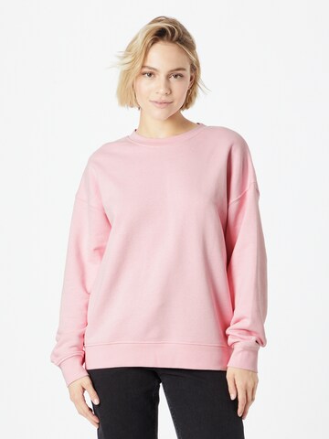 Sweat-shirt Lindex en rose : devant