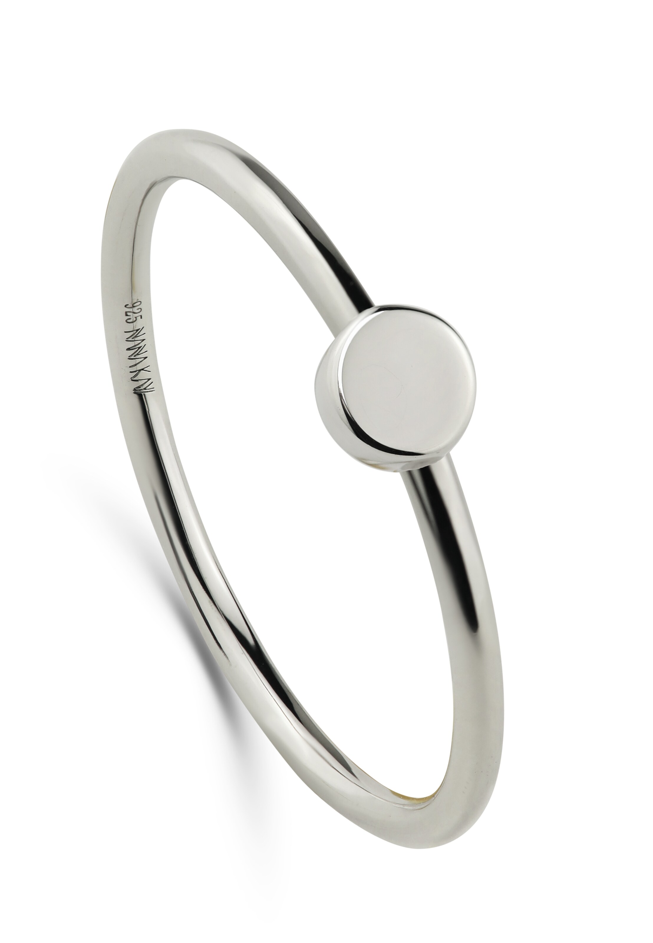 Nana Kay Ring 'Modern Aztec' in Silver: front