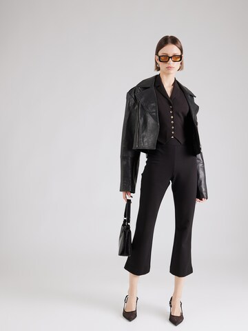 évasé Pantalon 'Alva' Lindex en noir