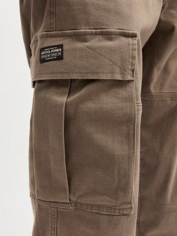 JACK & JONES - Tapered Pantalón cargo 'JPSTKANE JONNIE' en marrón