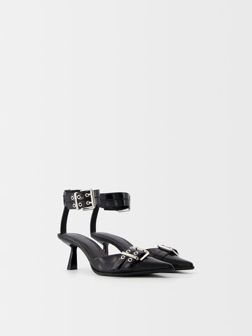 Bershka Slingpumps in Zwart