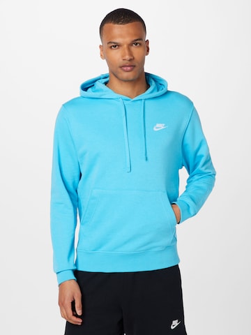 Nike Sportswear Regular fit Суичър в синьо: отпред