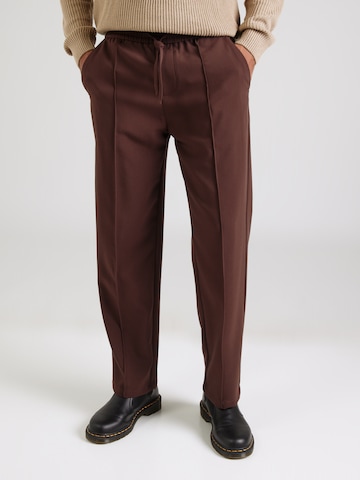 Only & Sons Loose fit Trousers 'ONSWILL OLIO' in Brown: front
